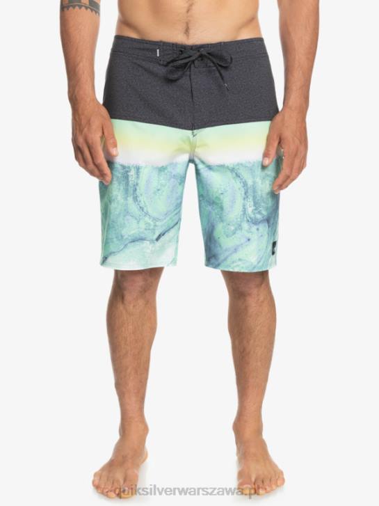 mężczyźni Quiksilver szorty surfsilk panel 20 4DBV1451 zielony popiół