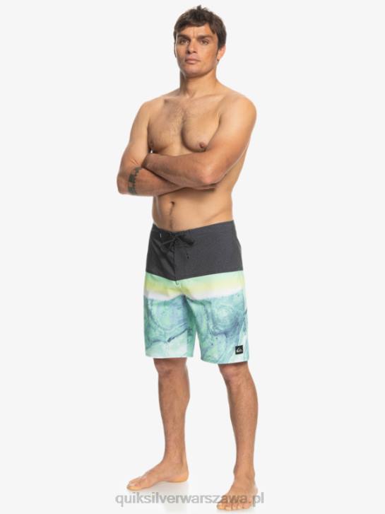 mężczyźni Quiksilver szorty surfsilk panel 20 4DBV1451 zielony popiół