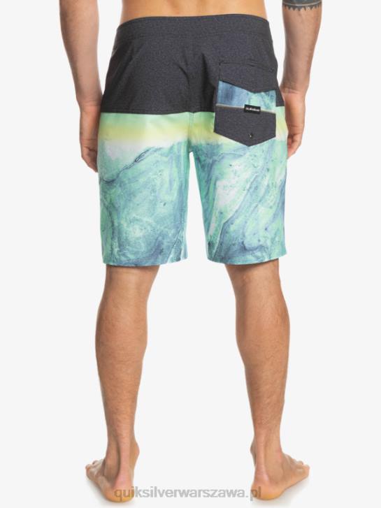 mężczyźni Quiksilver szorty surfsilk panel 20 4DBV1451 zielony popiół