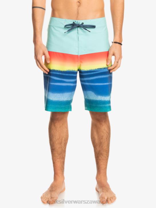 mężczyźni Quiksilver szorty surfsilk panel 20 4DBV1455 zielony basen