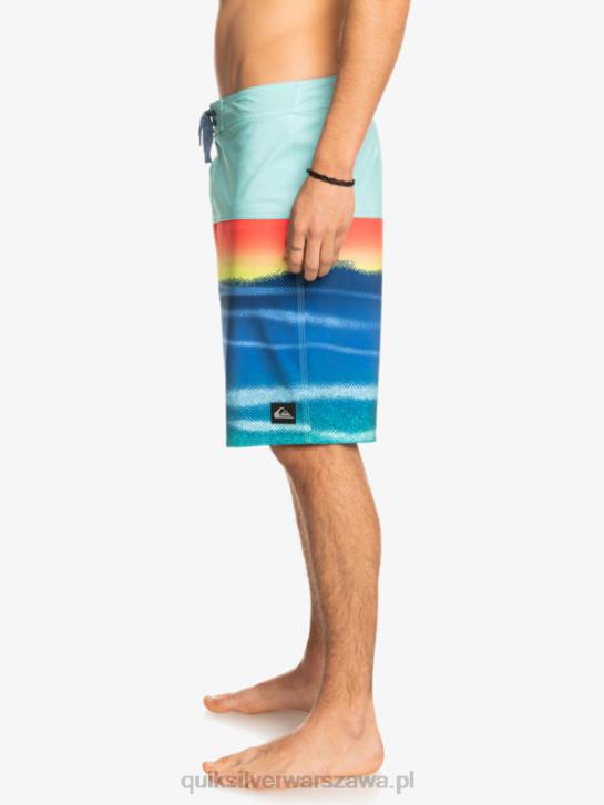 mężczyźni Quiksilver szorty surfsilk panel 20 4DBV1455 zielony basen