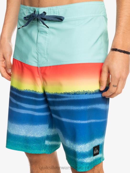 mężczyźni Quiksilver szorty surfsilk panel 20 4DBV1455 zielony basen