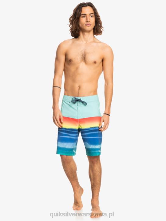 mężczyźni Quiksilver szorty surfsilk panel 20 4DBV1455 zielony basen