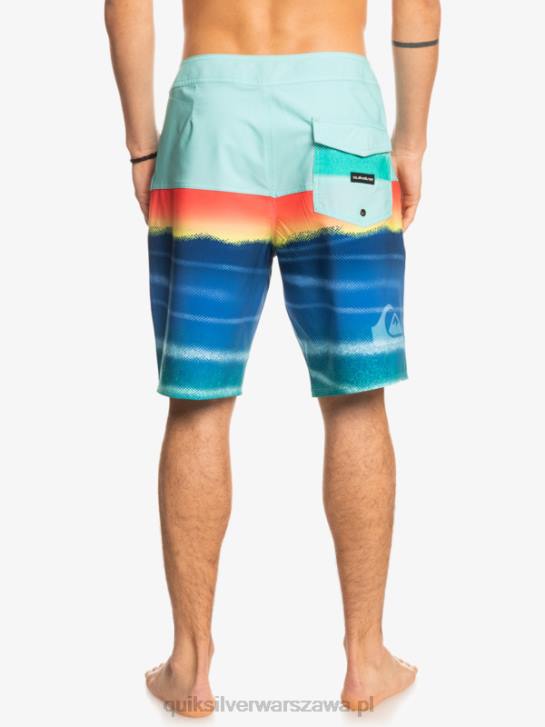 mężczyźni Quiksilver szorty surfsilk panel 20 4DBV1455 zielony basen