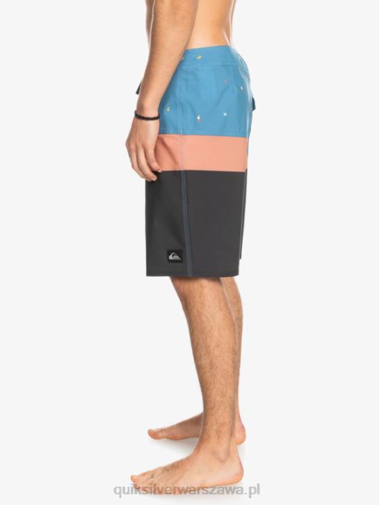 mężczyźni Quiksilver szorty surfsilk panel 20 4DBV1458 prowincjonalny niebieski