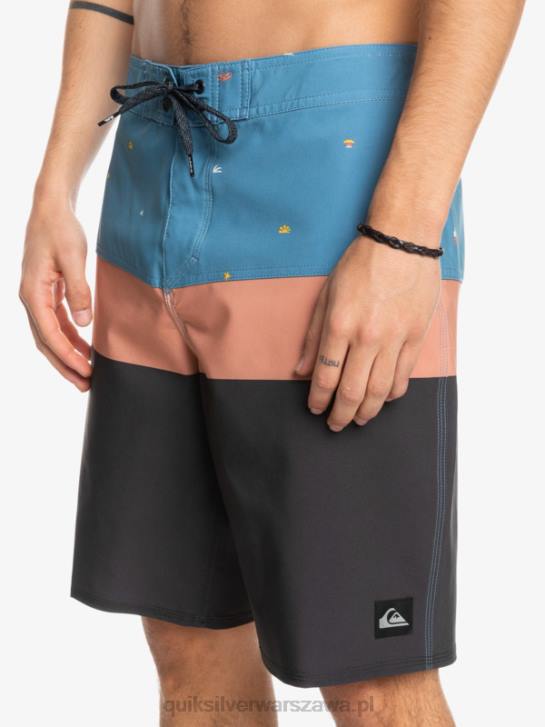 mężczyźni Quiksilver szorty surfsilk panel 20 4DBV1458 prowincjonalny niebieski