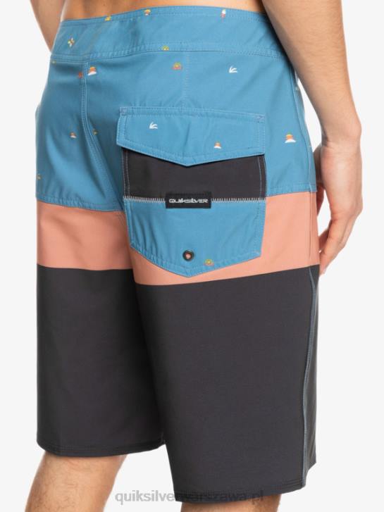 mężczyźni Quiksilver szorty surfsilk panel 20 4DBV1458 prowincjonalny niebieski