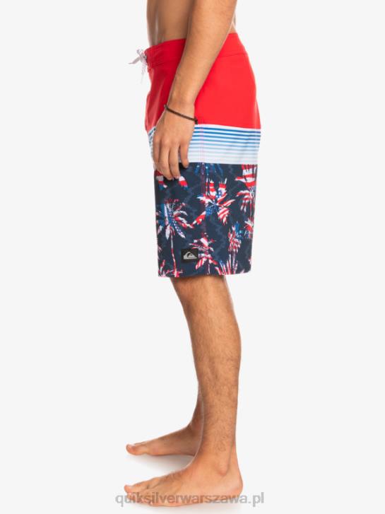 mężczyźni Quiksilver szorty surfsilk panel 20 4DBV1459 czerwone ryzyko