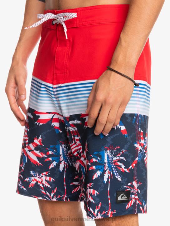 mężczyźni Quiksilver szorty surfsilk panel 20 4DBV1459 czerwone ryzyko