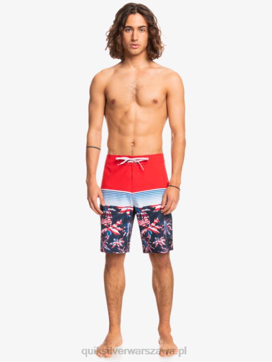 mężczyźni Quiksilver szorty surfsilk panel 20 4DBV1459 czerwone ryzyko