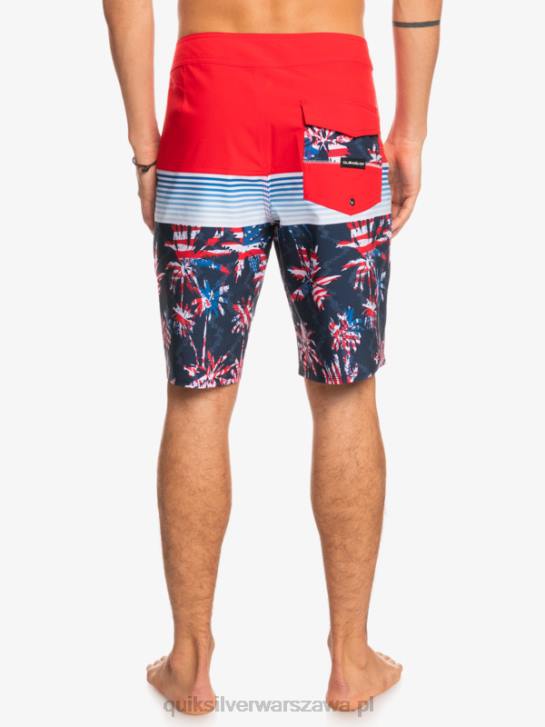 mężczyźni Quiksilver szorty surfsilk panel 20 4DBV1459 czerwone ryzyko