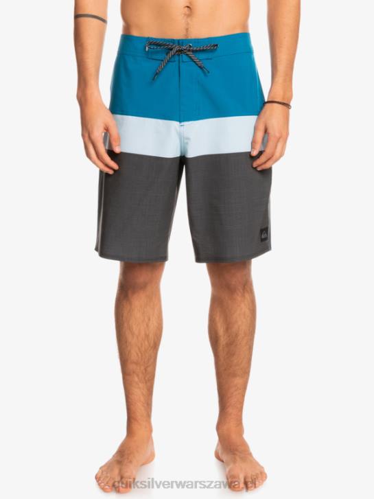 mężczyźni Quiksilver szorty surfsilk panel 20 4DBV1462 niebiesko szary