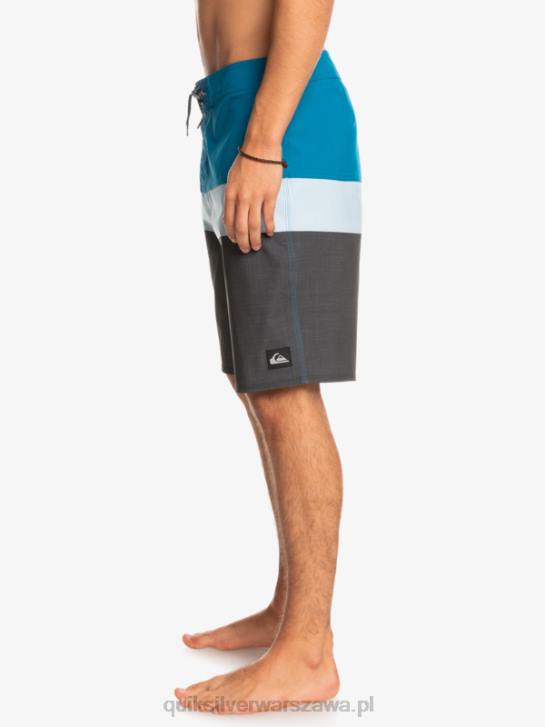 mężczyźni Quiksilver szorty surfsilk panel 20 4DBV1462 niebiesko szary