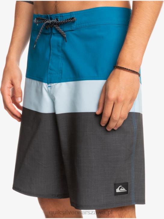 mężczyźni Quiksilver szorty surfsilk panel 20 4DBV1462 niebiesko szary