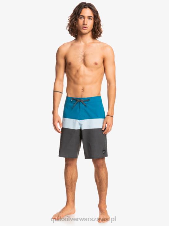 mężczyźni Quiksilver szorty surfsilk panel 20 4DBV1462 niebiesko szary
