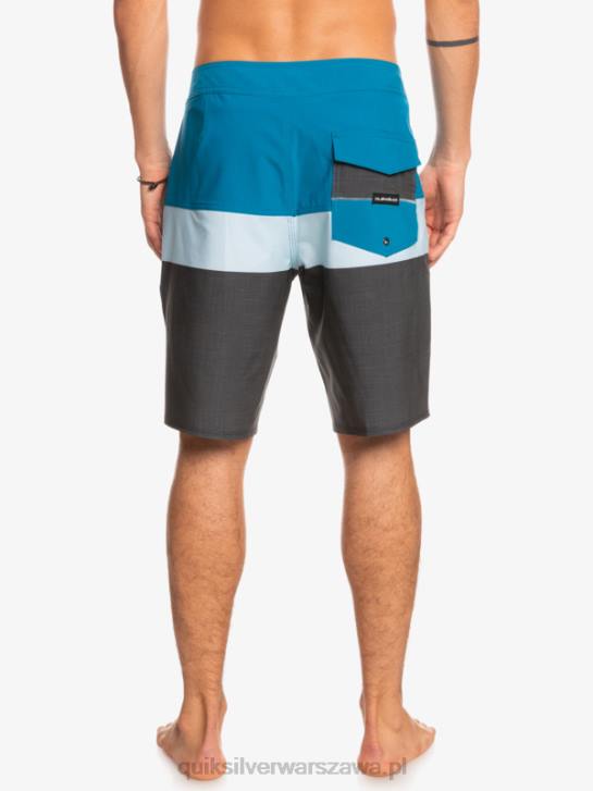 mężczyźni Quiksilver szorty surfsilk panel 20 4DBV1462 niebiesko szary