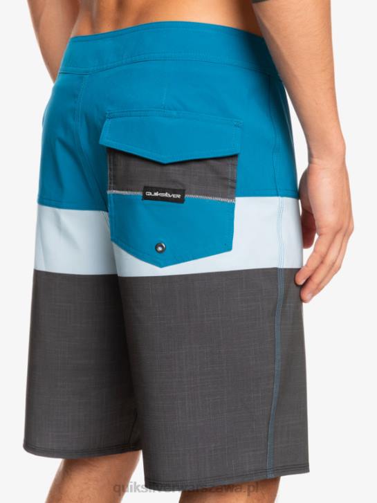 mężczyźni Quiksilver szorty surfsilk panel 20 4DBV1462 niebiesko szary
