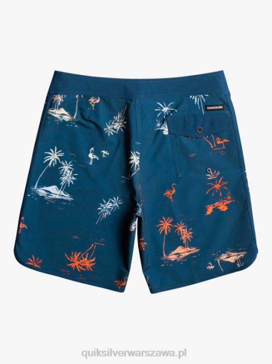 mężczyźni Quiksilver szorty surfsilk scallop 19 4DBV1492 niebieski majolikowy