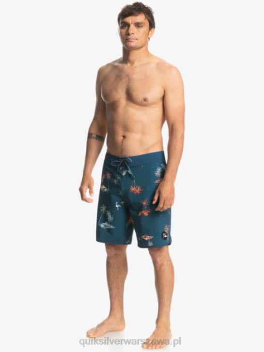 mężczyźni Quiksilver szorty surfsilk scallop 19 4DBV1492 niebieski majolikowy