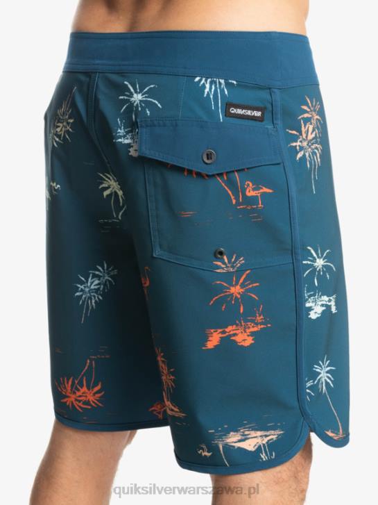 mężczyźni Quiksilver szorty surfsilk scallop 19 4DBV1492 niebieski majolikowy