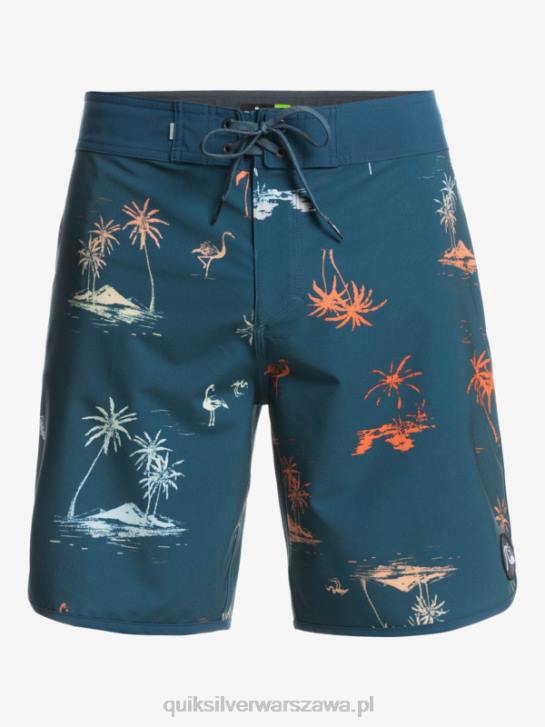 mężczyźni Quiksilver szorty surfsilk scallop 19 4DBV1492 niebieski majolikowy