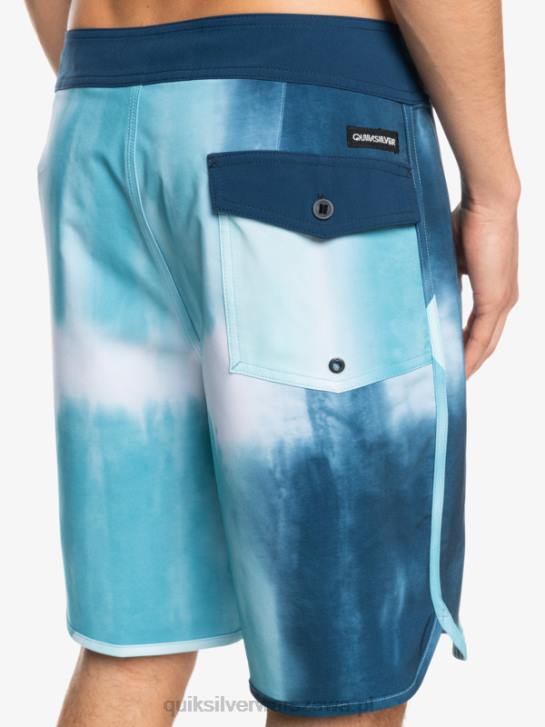 mężczyźni Quiksilver szorty surfsilk scallop 19 4DBV1494 delph niebieski