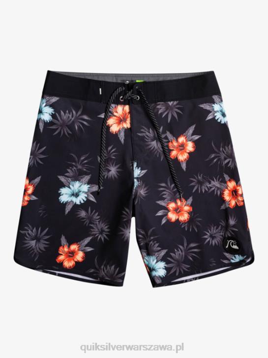 mężczyźni Quiksilver szorty surfsilk scallop 19 4DBV1496 czarny