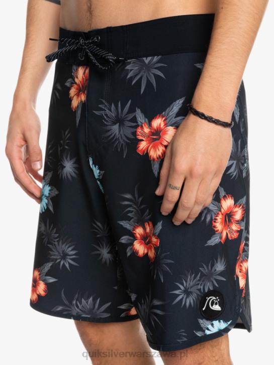 mężczyźni Quiksilver szorty surfsilk scallop 19 4DBV1496 czarny
