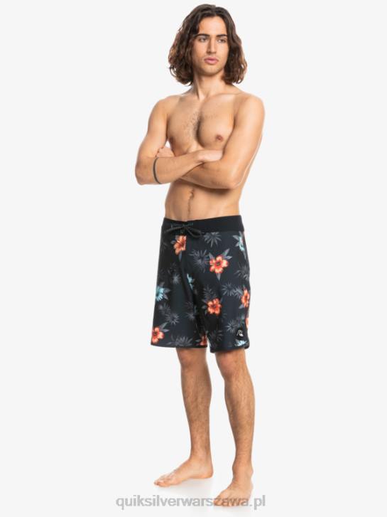 mężczyźni Quiksilver szorty surfsilk scallop 19 4DBV1496 czarny
