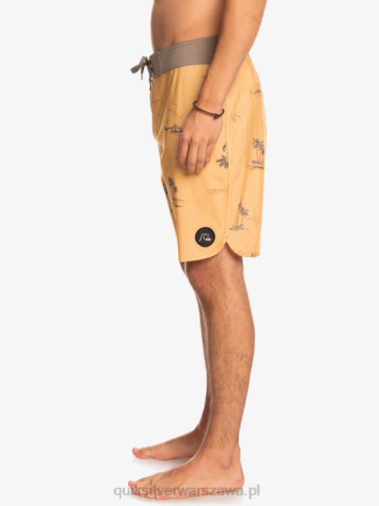 mężczyźni Quiksilver szorty surfsilk scallop 19 4DBV1497 ochra