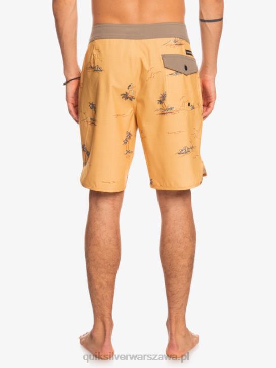 mężczyźni Quiksilver szorty surfsilk scallop 19 4DBV1497 ochra