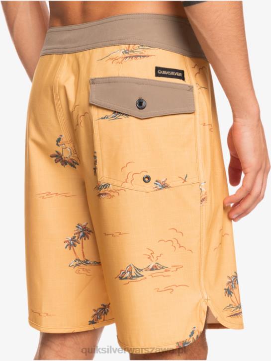 mężczyźni Quiksilver szorty surfsilk scallop 19 4DBV1497 ochra