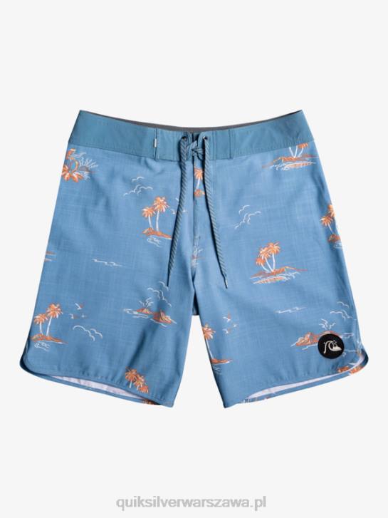 mężczyźni Quiksilver szorty surfsilk scallop 19 4DBV1498 kapitanowie niebiescy