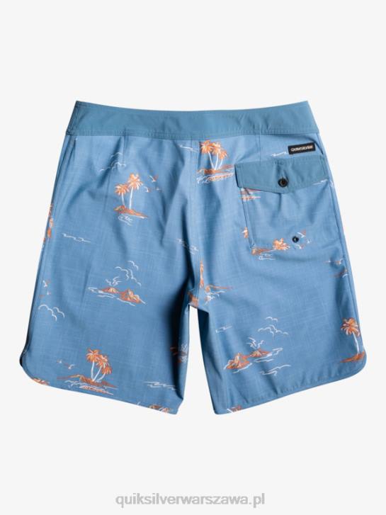mężczyźni Quiksilver szorty surfsilk scallop 19 4DBV1498 kapitanowie niebiescy