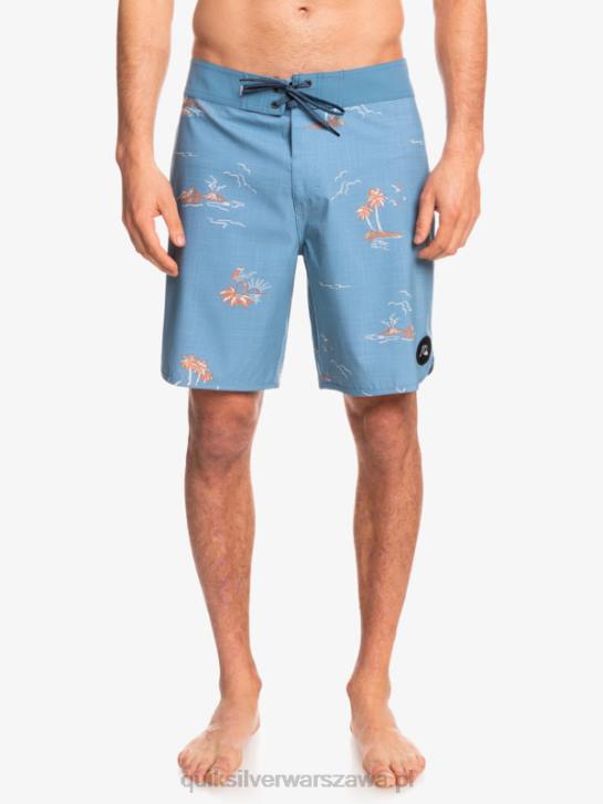 mężczyźni Quiksilver szorty surfsilk scallop 19 4DBV1498 kapitanowie niebiescy