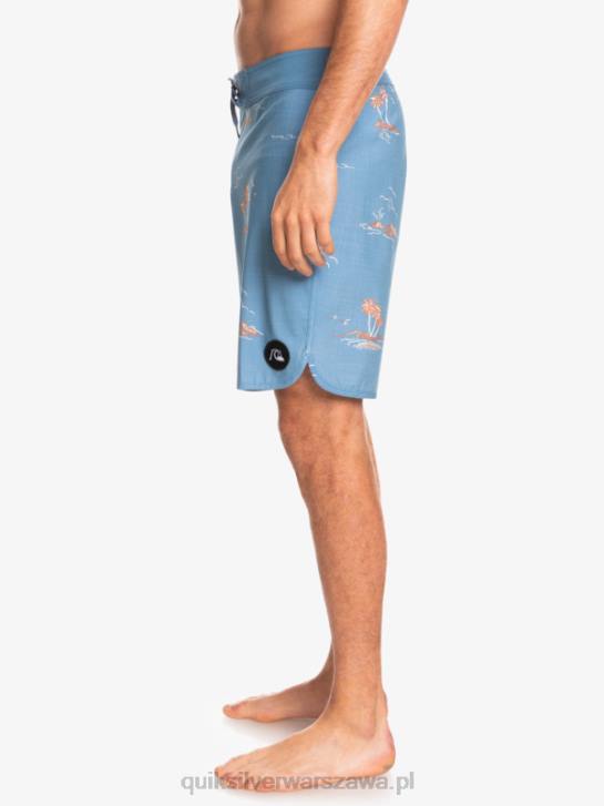 mężczyźni Quiksilver szorty surfsilk scallop 19 4DBV1498 kapitanowie niebiescy