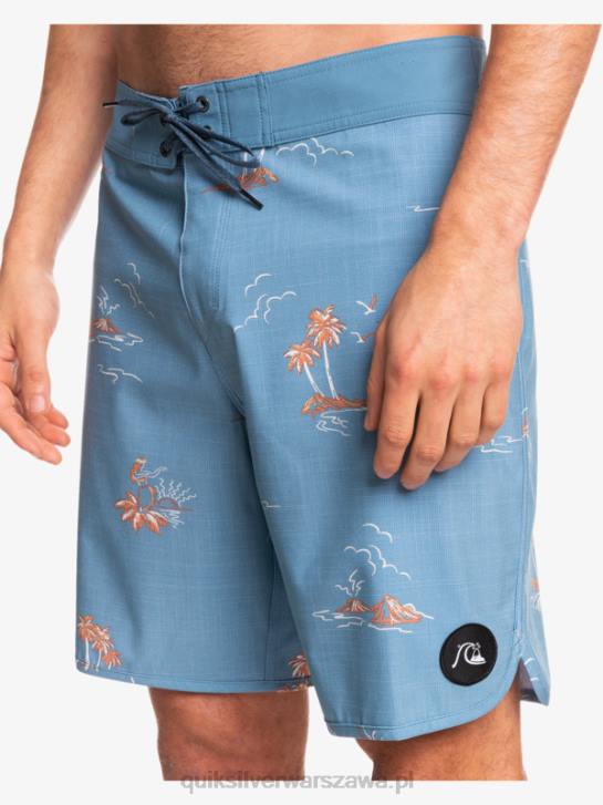 mężczyźni Quiksilver szorty surfsilk scallop 19 4DBV1498 kapitanowie niebiescy