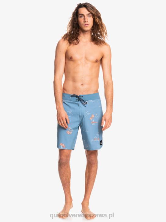 mężczyźni Quiksilver szorty surfsilk scallop 19 4DBV1498 kapitanowie niebiescy