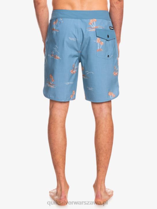 mężczyźni Quiksilver szorty surfsilk scallop 19 4DBV1498 kapitanowie niebiescy