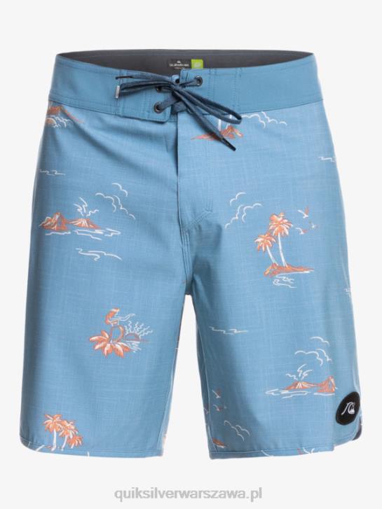 mężczyźni Quiksilver szorty surfsilk scallop 19 4DBV1498 kapitanowie niebiescy