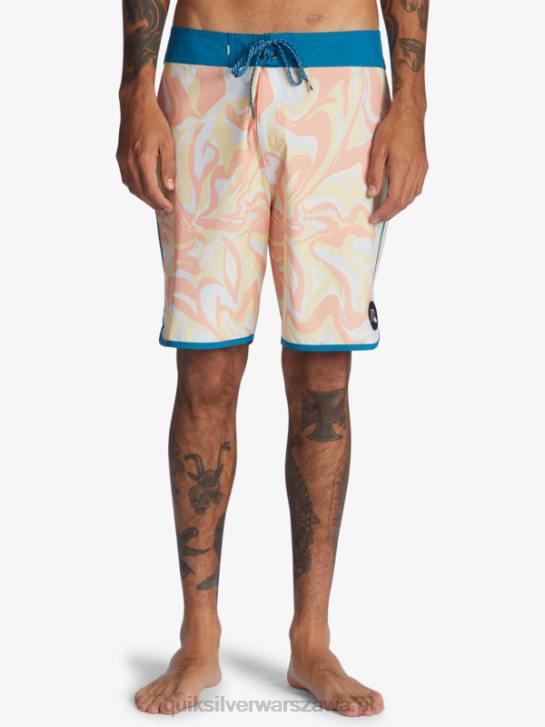mężczyźni Quiksilver szorty surfsilk scallop 19 4DBV1499 brzoskwiniowy róż