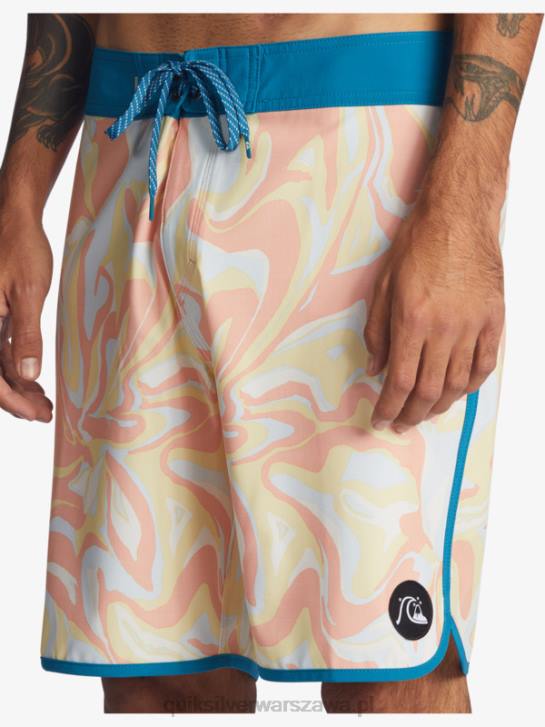 mężczyźni Quiksilver szorty surfsilk scallop 19 4DBV1499 brzoskwiniowy róż