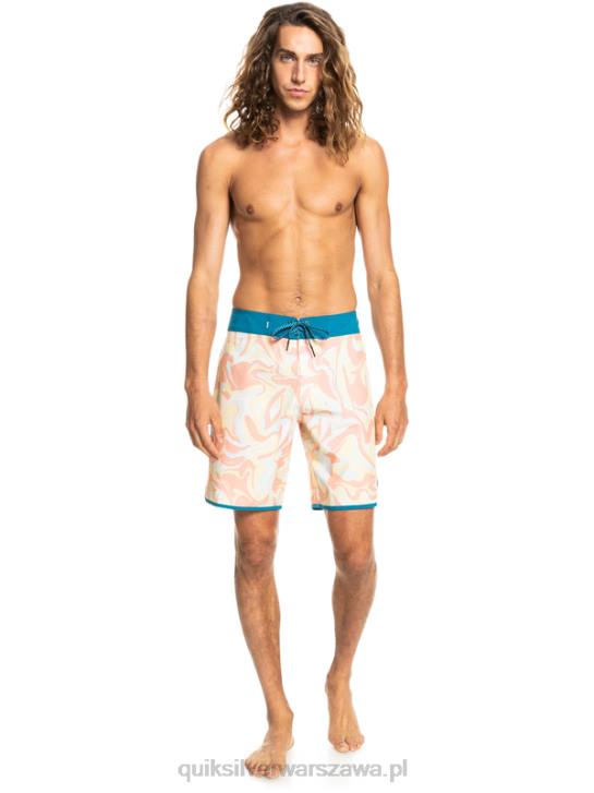 mężczyźni Quiksilver szorty surfsilk scallop 19 4DBV1499 brzoskwiniowy róż