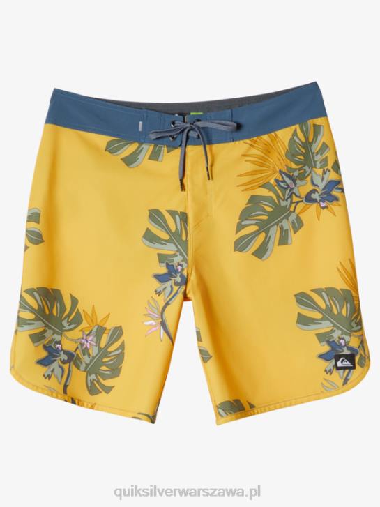 mężczyźni Quiksilver szorty surfsilk scallop 19 4DBV214 żółtko
