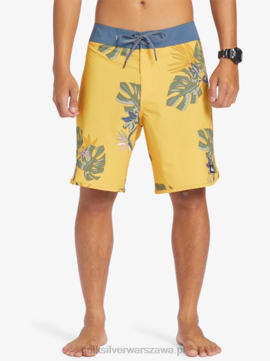 mężczyźni Quiksilver szorty surfsilk scallop 19 4DBV214 żółtko