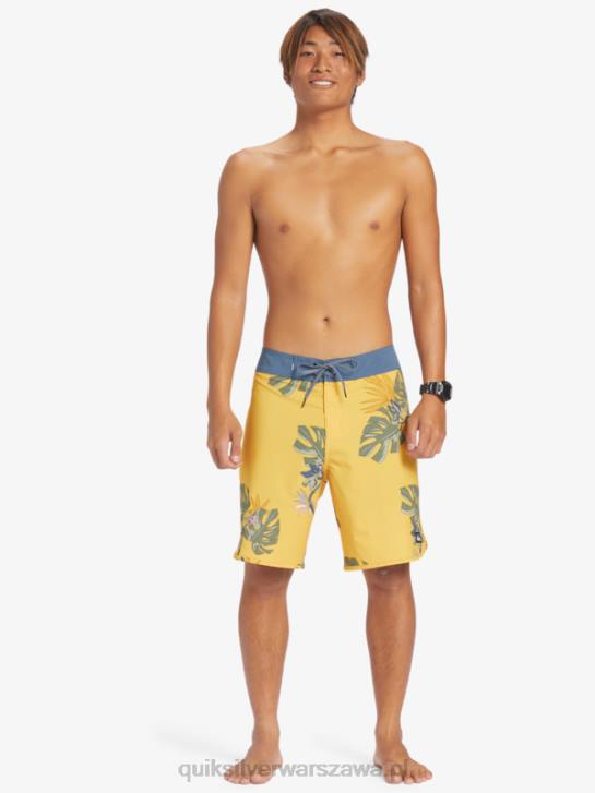 mężczyźni Quiksilver szorty surfsilk scallop 19 4DBV214 żółtko