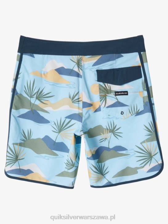 mężczyźni Quiksilver szorty surfsilk scallop 19 4DBV218 niebieskie niebo