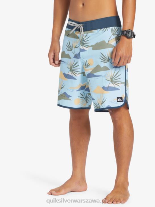 mężczyźni Quiksilver szorty surfsilk scallop 19 4DBV218 niebieskie niebo