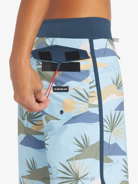 mężczyźni Quiksilver szorty surfsilk scallop 19 4DBV218 niebieskie niebo