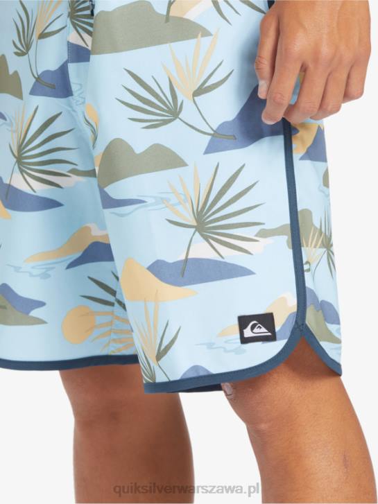 mężczyźni Quiksilver szorty surfsilk scallop 19 4DBV218 niebieskie niebo